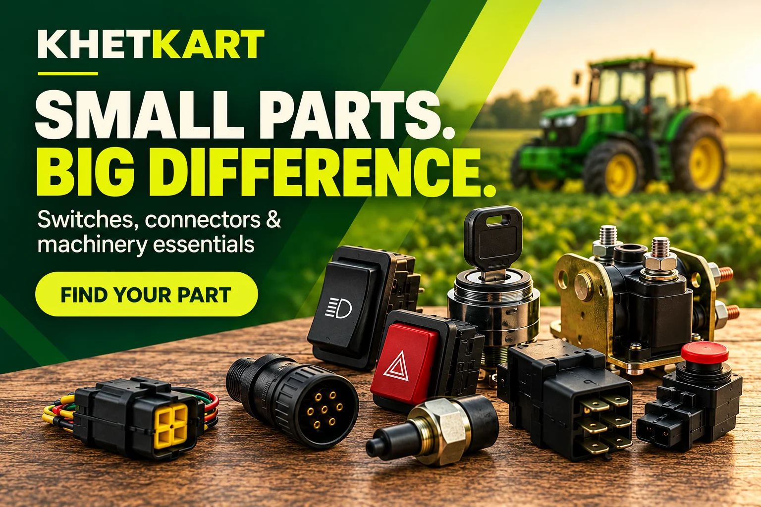 Small parts. Big difference.
